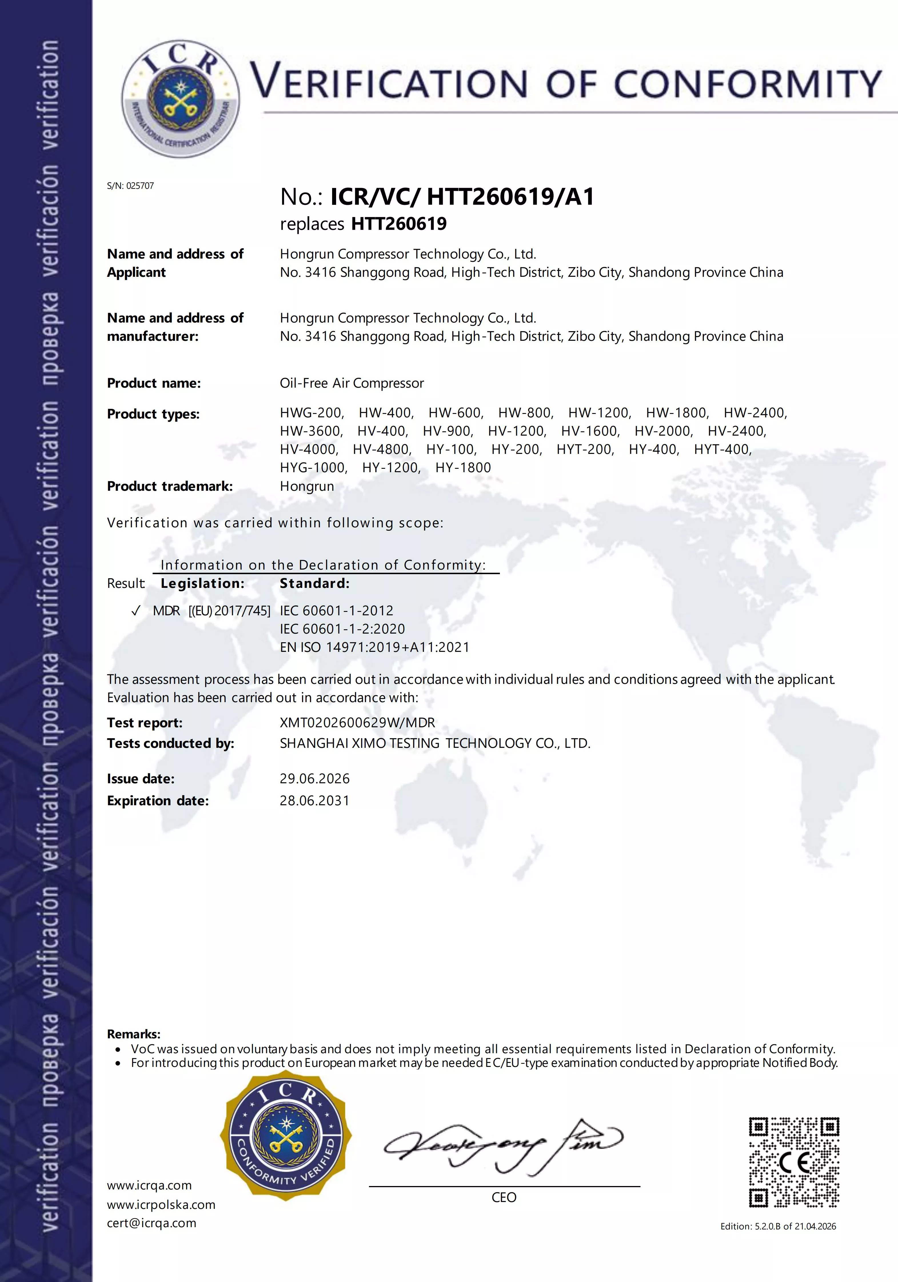 CE Certification