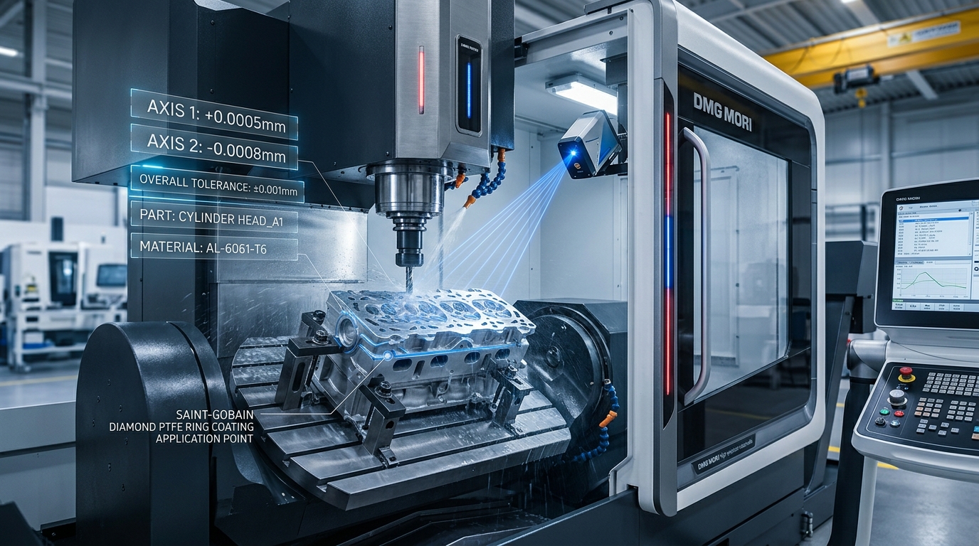 DMG MORI 5-Axis High Precision CNC Machining & Laser Metrology