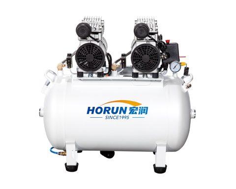 HYT-300 twin-head oil-free dental compressor